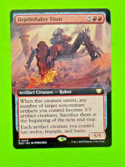MTG Edge of Eternities - Depthshaker Titan - Extended Art - Non-Foil - Image 1