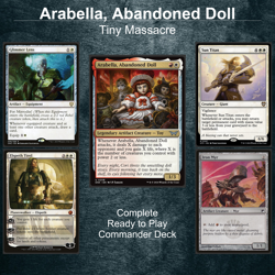 Arabella Abandoned Doll Boros Go Wide Magic Gathering Commander MTG Deck EDH - Image 1
