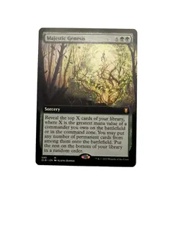 MTG Majestic Genesis, Commander Legends, Extended Art Mythic (pack to sleeve) - Image 1