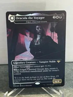 Dracula the Voyager Edgar, Charmed Groom Innistrad: Crimson Vow Foil NM LC1 341 - Image 1