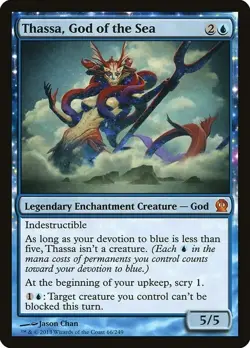 Magic The Gathering MTG THASSA, GOD OF THE SEA Theros NM Near Mint - Image 1