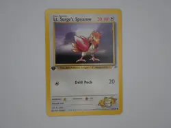 2000 Pokemon Gym Heroes 1st Edition Lt. Surge's Spearow #52/132 MINT - Image 1
