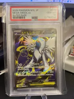 PSA 10 Japanese Mega Absol EX Full Art M1L Pokemon Card - Image 1