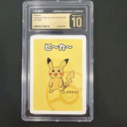2019 POKEMON PLAYING CARDS JAPANESE OLD MAID PIKACHU CGC Pristine 10 - Image 1