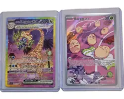 Pokemon Surging Sparks Alolan Exeggutor ex #242 SIR & Exeggcute #192 IR Lot of 2 - Image 1