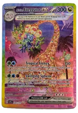 Pokemon Surging Sparks Alolan Exeggutor ex #242 SIR & Exeggcute #192 IR Lot of 2 - Image 2