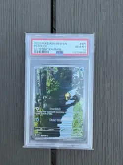 Pokemon TCG Psyduck Scarlet Violet-151 PSA 10 English #175 Illustration Rare - Image 1