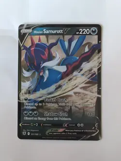 2022 Pokemon Hisuian Samurott V 101/189 Astral Radiance Holo - Image 1