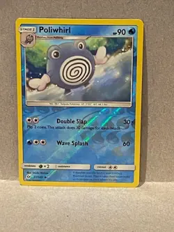 2017 POKEMON POLIWHIRL REVERSE HOLO 31/149 SUN & MOON BASE SET - Image 1