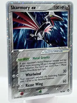 Skarmory ex 98/108 Power Keepers Holo Ultra Rare Vintage Pokemon TCG Card - Image 2