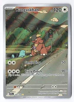 Kangaskhan - 204/182 - SV10: Pokemon Destined Rivals Illustration Rare Holo NM - Image 1