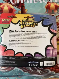 Pokemon Ascended Heroes Tech Sticker Pack Charmander - Image 2