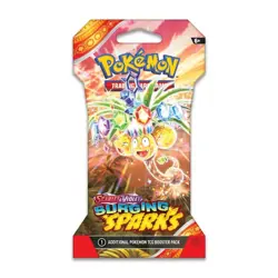 (4) POKEMON TCG SCARLET & VIOLET SURGING SPARKS SLEEVED BOOSTERS FULL ART SET - Image 3