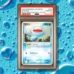 ✨ PSA 10 ✨ WOOPER 2004 POKEMON JPN ROCKET GANG STRIKES BACK 1ST ED #026 - Image 1