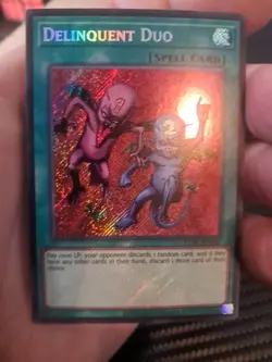 Yu-Gi-Oh TCG Delinquent Duo LCKC-EN101 Secret Rare - Image 1