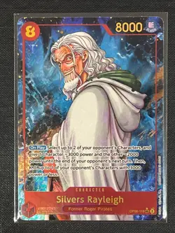 Silvers Rayleigh OP08-118 - One Piece Two Legends SEC Alt Art - Image 1