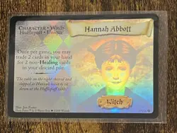 Hannah Abbott 7/116 Holo Foil Harry Potter Trading Card Game Base Set NM/Mint - Image 1