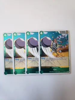 One Piece Card Game TCG Gin R OP03-024 -X4 English NM/M - Image 1