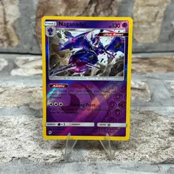 Naganadel Reverse Holo Rare Pokemon Card (108/214, Lost Thunder, 2018) - Image 1