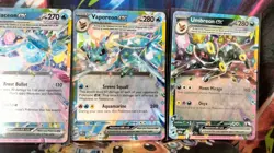 Pokemon Prismatic Evolutions Lot Of 21 EX Cards Vaporeon Flareon Sylveon - Image 3