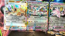 Pokemon Prismatic Evolutions Lot Of 21 EX Cards Vaporeon Flareon Sylveon - Image 4