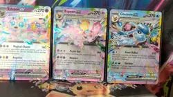 Pokemon Prismatic Evolutions Lot Of 21 EX Cards Vaporeon Flareon Sylveon - Image 5