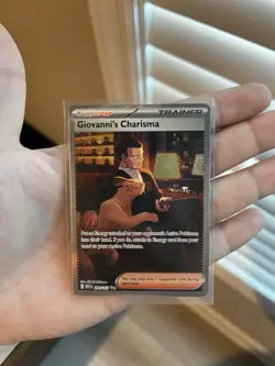 Giovanni’s Charisma 207/165 - SAR - SV 151 - Pokemon TCG - Full Art Trainer Card - Image 1