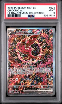 2025 Pokemon Oricorio ex - Mega Charizard UPC - PSA 9 Gem Mint Card - Image 1