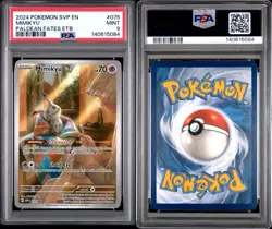 PSA 9 Mimikyu 075 SV: Pokemon Black Star Promo Pokemon Card - Image 3