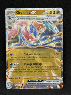 Greninja ex 106/167 Twilight Masquerade Pokemon Pokemon Card English Near Mint - Image 1