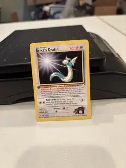 Pokemon TCG Erika's Dratini Gym Heroes 42/132, Regular 1st Edition Uncommon Card - Image 1