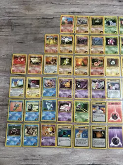 NM 1st edition) COMPLETE Pokemon GYM HEROES Set 48-Card COMMON Non-Holo ed - Image 2