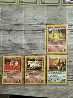 NM 1st edition) COMPLETE Pokemon GYM HEROES Set 48-Card COMMON Non-Holo ed - Image 4