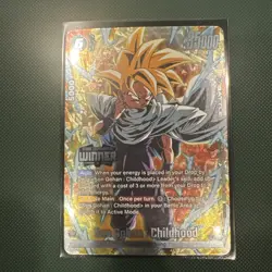 Son Gohan Childhood FP-054 Tournament Pack Winner Promo Dragon Ball Card English - Image 1