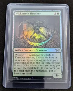 MTG - Wickerfolk Thresher FOIL - Duskmourn - Pack Fresh!! - Image 2