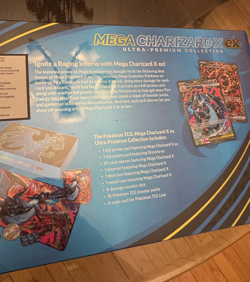 Pokemon Mega Charizard X ex Ultra Premium Collection Box Sealed New UPC - Image 3