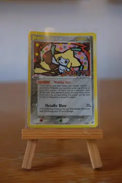 Pokemon Karte Jirachi 9/107 EX Deoxys Stamped Reverse Holo EN - Image 1