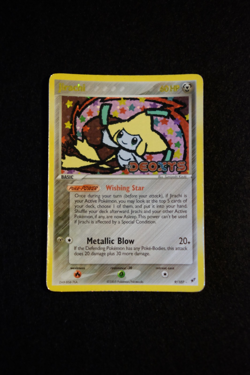 Pokemon Karte Jirachi 9/107 EX Deoxys Stamped Reverse Holo EN - Image 2