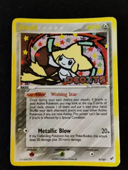 Pokemon Karte Jirachi 9/107 EX Deoxys Stamped Reverse Holo EN - Image 4
