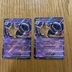 Pokemon Alakazam Ex 065/165 Lot Of 2 Cards - Image 1