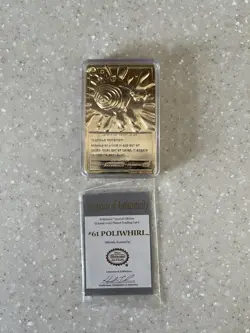 Pokemon 23k gold plated trading card set - Image 3