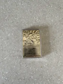 Pokemon 23k gold plated trading card set - Image 5