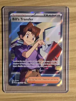 Pokemon Bill's Transfer - 194/165 - Sv: Scarlet & Violet 151 - Holo Ultra Rare - Image 3