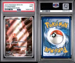 2023 POKEMON MEW EN-151 #168 CHARMANDER ILLUSTRATION RARE PSA MINT 9 - Image 3