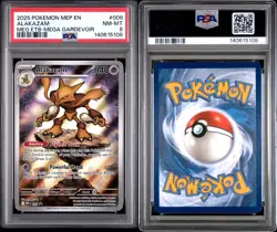 2025 POKEMON MEP EN ALAKAZAM MEG ETB-MEGA GARDEVOIR #009 - PSA 8 - Image 3