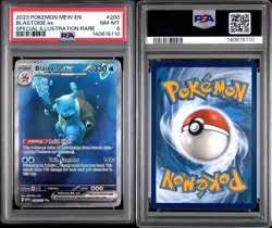 Blastoise ex 200/165 PSA 8 NM-MT Secret Rare Holo Scarlet & Violet 151 Pokemon - Image 3