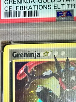 SWIRL Greninja Gold Star SWSH144 PSA 8 Celebrations Promo Pokemon TCG - Image 5