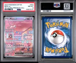 2023 Pokemon 151 English Mew EX #53 SVP Ultra Premium Collection PSA 8 - Image 3