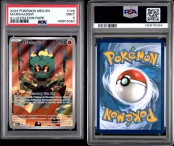 2025 POKEMON MEG EN-MEGA EVOLUTION ILLUSTRATION RARE #146 MARSHADOW PSA 9 - Image 3