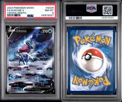 2023 Pokemon SWSH FA/ Suicune V Crown Zenith GG38 PSA 8 - Image 3